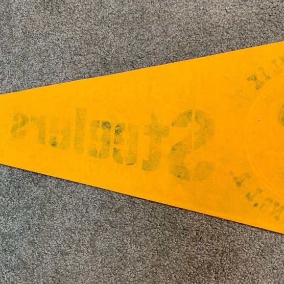 1975 Hi Grade! PITTSBURGH STEELERS SUPER BOWL Football 30” PENNANT SUPER BOWL IX - Picture 3 of 3